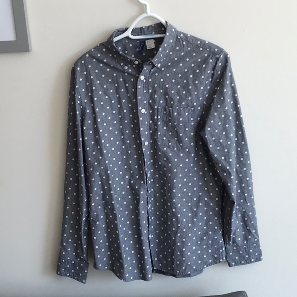 H&M Polka Dot Button Up